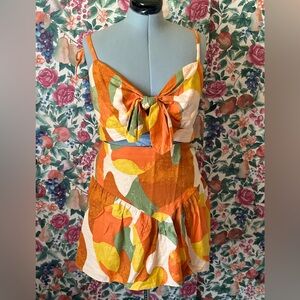 Fe Noel, Target Orange Linen two piece set, 24
